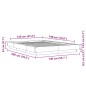 vidaXL Bettgestell Braun Eichen-Optik 120x190 cm Holzwerkstoff vidaXL Bettgestell Braun Eichen-Optik 120x190 cm Holzwerkstoff