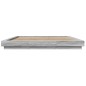 vidaXL Bettgestell Grau Sonoma 180x200 cm Holzwerkstoff vidaXL Bettgestell Grau Sonoma 180x200 cm Holzwerkstoff