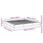 vidaXL Bettgestell Grau Sonoma 180x200 cm Holzwerkstoff vidaXL Bettgestell Grau Sonoma 180x200 cm Holzwerkstoff