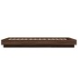 vidaXL Bettgestell mit LED Braun Eichen-Optik 90x200 cm Holzwerkstoff vidaXL Bettgestell mit LED Braun Eichen-Optik 90x200 cm Holzwerkstoff