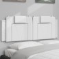 vidaXL Kopfteil-Kissen Weiß 140 cm Kunstleder vidaXL Kopfteil-Kissen Weiß 140 cm Kunstleder