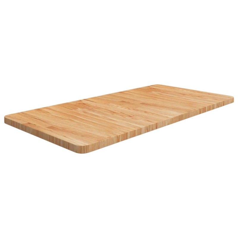 vidaXL Waschtischplatte Hellbraun 100x50x2,5 cm Massivholz Behandelt vidaXL Waschtischplatte Hellbraun 100x50x2,5 cm Massivholz Behandelt