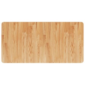 vidaXL Waschtischplatte Hellbraun 100x50x2,5 cm Massivholz Behandelt