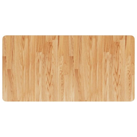 vidaXL Waschtischplatte Hellbraun 100x50x2,5 cm Massivholz Behandelt
