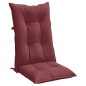 vidaXL Hochlehner-Auflagen 2 Stk. Melange Weinrot 120x50x7 cm Stoff vidaXL Hochlehner-Auflagen 2 Stk. Melange Weinrot 120x50x7 cm Stoff