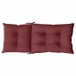 vidaXL Hochlehner-Auflagen 2 Stk. Melange Weinrot 120x50x7 cm Stoff vidaXL Hochlehner-Auflagen 2 Stk. Melange Weinrot 120x50x7 cm Stoff