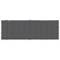 vidaXL Sonnenliegen-Auflage Melange Anthrazit 186x58x3 cm Stoff vidaXL Sonnenliegen-Auflage Melange Anthrazit 186x58x3 cm Stoff