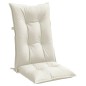 vidaXL Hochlehner-Auflagen 2 Stk. Melange Creme 120x50x7 cm Stoff vidaXL Hochlehner-Auflagen 2 Stk. Melange Creme 120x50x7 cm Stoff