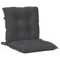 vidaXL Niedriglehner-Auflagen 6 Stk Melange Anthrazit 100x50x7cm Stoff vidaXL Niedriglehner-Auflagen 6 Stk Melange Anthrazit 100x50x7cm Stoff