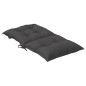 vidaXL Niedriglehner-Auflagen 6 Stk Melange Anthrazit 100x50x7cm Stoff vidaXL Niedriglehner-Auflagen 6 Stk Melange Anthrazit 100x50x7cm Stoff