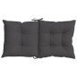vidaXL Niedriglehner-Auflagen 6 Stk Melange Anthrazit 100x50x7cm Stoff vidaXL Niedriglehner-Auflagen 6 Stk Melange Anthrazit 100x50x7cm Stoff