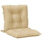 vidaXL Niedriglehner-Auflagen 6 Stk. Melange Beige 100x50x7 cm Stoff vidaXL Niedriglehner-Auflagen 6 Stk. Melange Beige 100x50x7 cm Stoff
