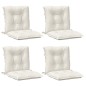vidaXL Niedriglehner-Auflagen 4 Stk. Melange Creme 100x50x7 cm Stoff vidaXL Niedriglehner-Auflagen 4 Stk. Melange Creme 100x50x7 cm Stoff