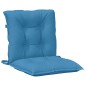 vidaXL Niedriglehner-Auflagen 4 Stk. Melange Blau 100x50x7 cm Stoff vidaXL Niedriglehner-Auflagen 4 Stk. Melange Blau 100x50x7 cm Stoff