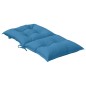 vidaXL Niedriglehner-Auflagen 4 Stk. Melange Blau 100x50x7 cm Stoff vidaXL Niedriglehner-Auflagen 4 Stk. Melange Blau 100x50x7 cm Stoff