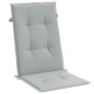 vidaXL Hochlehner-Auflagen 6 Stk. Melange Hellgrau 120x50x4 cm Stoff vidaXL Hochlehner-Auflagen 6 Stk. Melange Hellgrau 120x50x4 cm Stoff