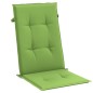 vidaXL Hochlehner-Auflagen 4 Stk. Melange Grün 120x50x4 cm Stoff vidaXL Hochlehner-Auflagen 4 Stk. Melange Grün 120x50x4 cm Stoff