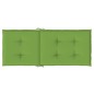 vidaXL Hochlehner-Auflagen 4 Stk. Melange Grün 120x50x4 cm Stoff vidaXL Hochlehner-Auflagen 4 Stk. Melange Grün 120x50x4 cm Stoff