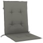 vidaXL Niedriglehner-Auflagen 4 Stk. Dunkelgrau 100x50x4 cm Stoff vidaXL Niedriglehner-Auflagen 4 Stk. Dunkelgrau 100x50x4 cm Stoff