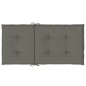 vidaXL Niedriglehner-Auflagen 4 Stk. Dunkelgrau 100x50x4 cm Stoff vidaXL Niedriglehner-Auflagen 4 Stk. Dunkelgrau 100x50x4 cm Stoff