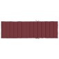 vidaXL Sonnenliegen-Auflage Melange Weinrot 200x60x4 cm Stoff vidaXL Sonnenliegen-Auflage Melange Weinrot 200x60x4 cm Stoff