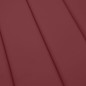 vidaXL Sonnenliegen-Auflage Melange Weinrot 200x60x4 cm Stoff vidaXL Sonnenliegen-Auflage Melange Weinrot 200x60x4 cm Stoff