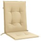 vidaXL Niedriglehner-Auflagen 6 Stk. Melange Beige 100x50x4 cm Stoff vidaXL Niedriglehner-Auflagen 6 Stk. Melange Beige 100x50x4 cm Stoff