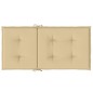 vidaXL Niedriglehner-Auflagen 6 Stk. Melange Beige 100x50x4 cm Stoff vidaXL Niedriglehner-Auflagen 6 Stk. Melange Beige 100x50x4 cm Stoff