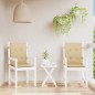 vidaXL Niedriglehner-Auflagen 2 Stk. Melange Beige 100x50x4 cm Stoff vidaXL Niedriglehner-Auflagen 2 Stk. Melange Beige 100x50x4 cm Stoff