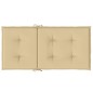 vidaXL Niedriglehner-Auflagen 2 Stk. Melange Beige 100x50x4 cm Stoff vidaXL Niedriglehner-Auflagen 2 Stk. Melange Beige 100x50x4 cm Stoff