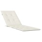 vidaXL Liegestuhl-Auflage Melange Creme (75+105)x50x3 cm Stoff vidaXL Liegestuhl-Auflage Melange Creme (75+105)x50x3 cm Stoff