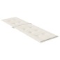 vidaXL Liegestuhl-Auflage Melange Creme (75+105)x50x3 cm Stoff vidaXL Liegestuhl-Auflage Melange Creme (75+105)x50x3 cm Stoff