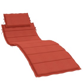 vidaXL Sonnenliegen-Auflage Melange Rot 186x58x3 cm Stoff