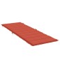 vidaXL Sonnenliegen-Auflage Melange Rot 186x58x3 cm Stoff vidaXL Sonnenliegen-Auflage Melange Rot 186x58x3 cm Stoff