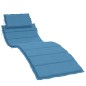 vidaXL Sonnenliegen-Auflage Melange Blau 186x58x3 cm Stoff vidaXL Sonnenliegen-Auflage Melange Blau 186x58x3 cm Stoff