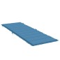 vidaXL Sonnenliegen-Auflage Melange Blau 186x58x3 cm Stoff vidaXL Sonnenliegen-Auflage Melange Blau 186x58x3 cm Stoff