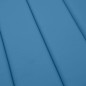 vidaXL Sonnenliegen-Auflage Melange Blau 186x58x3 cm Stoff vidaXL Sonnenliegen-Auflage Melange Blau 186x58x3 cm Stoff