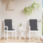 vidaXL Niedriglehner-Auflagen 2 Stk Melange Anthrazit 100x50x4cm Stoff vidaXL Niedriglehner-Auflagen 2 Stk Melange Anthrazit 100x50x4cm Stoff