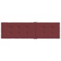 vidaXL Liegestuhl-Auflage Melange Weinrot (75+105)x50x3 cm Stoff vidaXL Liegestuhl-Auflage Melange Weinrot (75+105)x50x3 cm Stoff