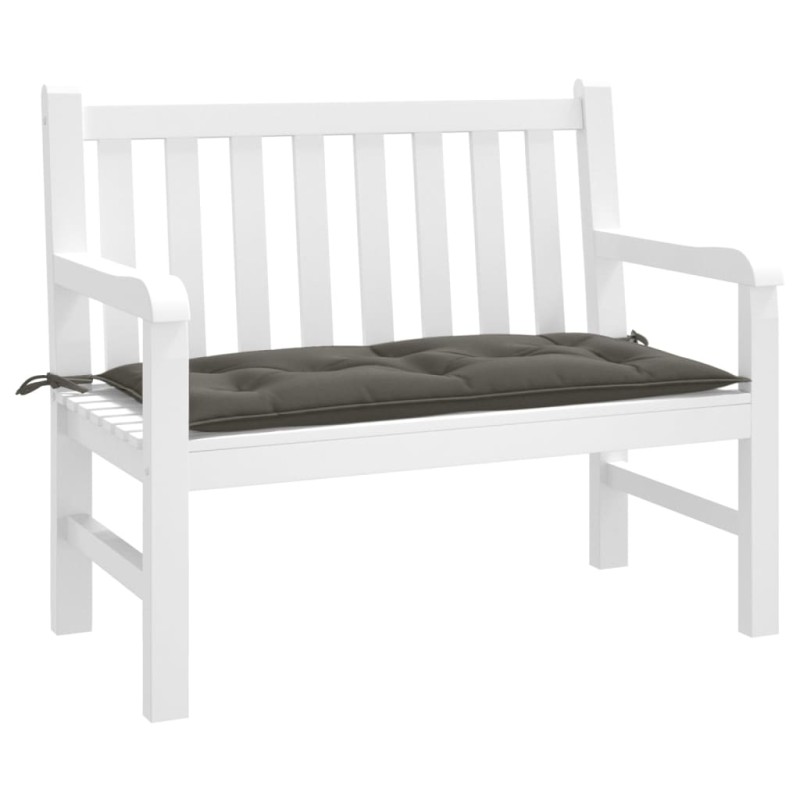 vidaXL Gartenbank-Auflage Melange Dunkelgrau 100x50x7 cm Stoff vidaXL Gartenbank-Auflage Melange Dunkelgrau 100x50x7 cm Stoff