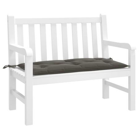 vidaXL Gartenbank-Auflage Melange Dunkelgrau 100x50x7 cm Stoff