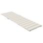 vidaXL Sonnenliegen-Auflage Melange Creme 200x60x4 cm Stoff vidaXL Sonnenliegen-Auflage Melange Creme 200x60x4 cm Stoff