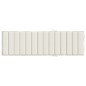 vidaXL Sonnenliegen-Auflage Melange Creme 200x60x4 cm Stoff vidaXL Sonnenliegen-Auflage Melange Creme 200x60x4 cm Stoff