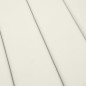 vidaXL Sonnenliegen-Auflage Melange Creme 200x60x4 cm Stoff vidaXL Sonnenliegen-Auflage Melange Creme 200x60x4 cm Stoff