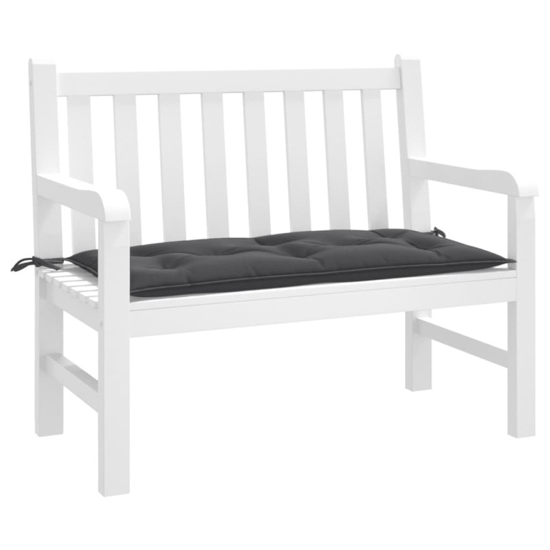 vidaXL Gartenbank-Auflage Melange Anthrazit 100x50x7 cm Stoff vidaXL Gartenbank-Auflage Melange Anthrazit 100x50x7 cm Stoff