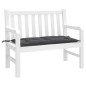 vidaXL Gartenbank-Auflage Melange Anthrazit 100x50x7 cm Stoff vidaXL Gartenbank-Auflage Melange Anthrazit 100x50x7 cm Stoff