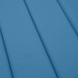 vidaXL Sonnenliegen-Auflage Melange Blau 200x60x4 cm Stoff