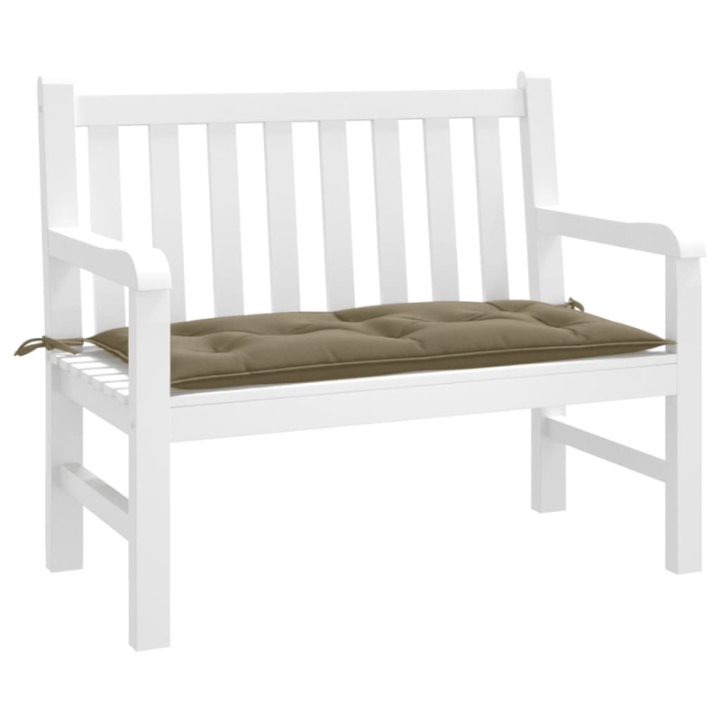 vidaXL Gartenbank-Auflage Melange Taupe 100x50x7 cm Stoff vidaXL Gartenbank-Auflage Melange Taupe 100x50x7 cm Stoff