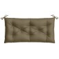 vidaXL Gartenbank-Auflage Melange Taupe 100x50x7 cm Stoff vidaXL Gartenbank-Auflage Melange Taupe 100x50x7 cm Stoff