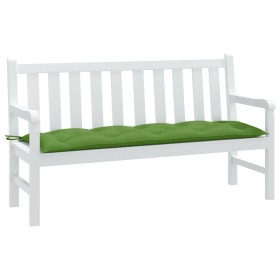 vidaXL Gartenbank-Auflage Melange Grün 150x50x7 cm Stoff